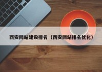 西安网站建设排名（西安网站排名优化）