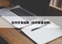 软件开发招聘（软件销售招聘）